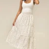 Veronica Floral Tiered Skirt