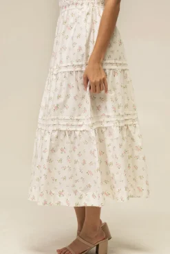 Veronica Floral Tiered Skirt