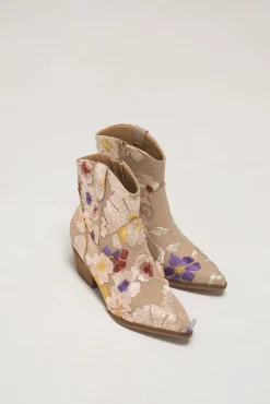 Wanda Floral Western Boot