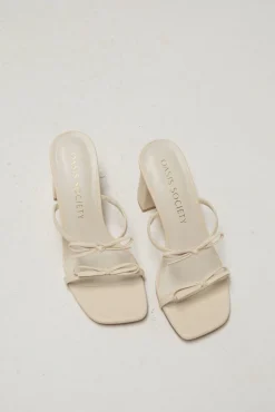 Wendy Double Strap Bow Heels