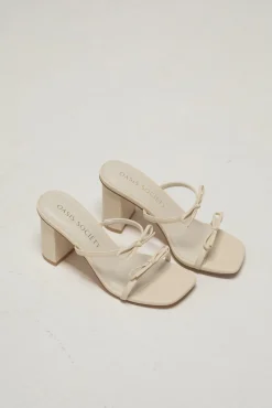 Wendy Double Strap Bow Heels