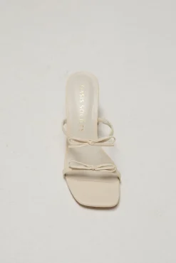 Wendy Double Strap Bow Heels