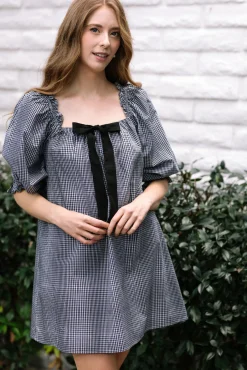 Wren Puff Sleeve Mini Dress