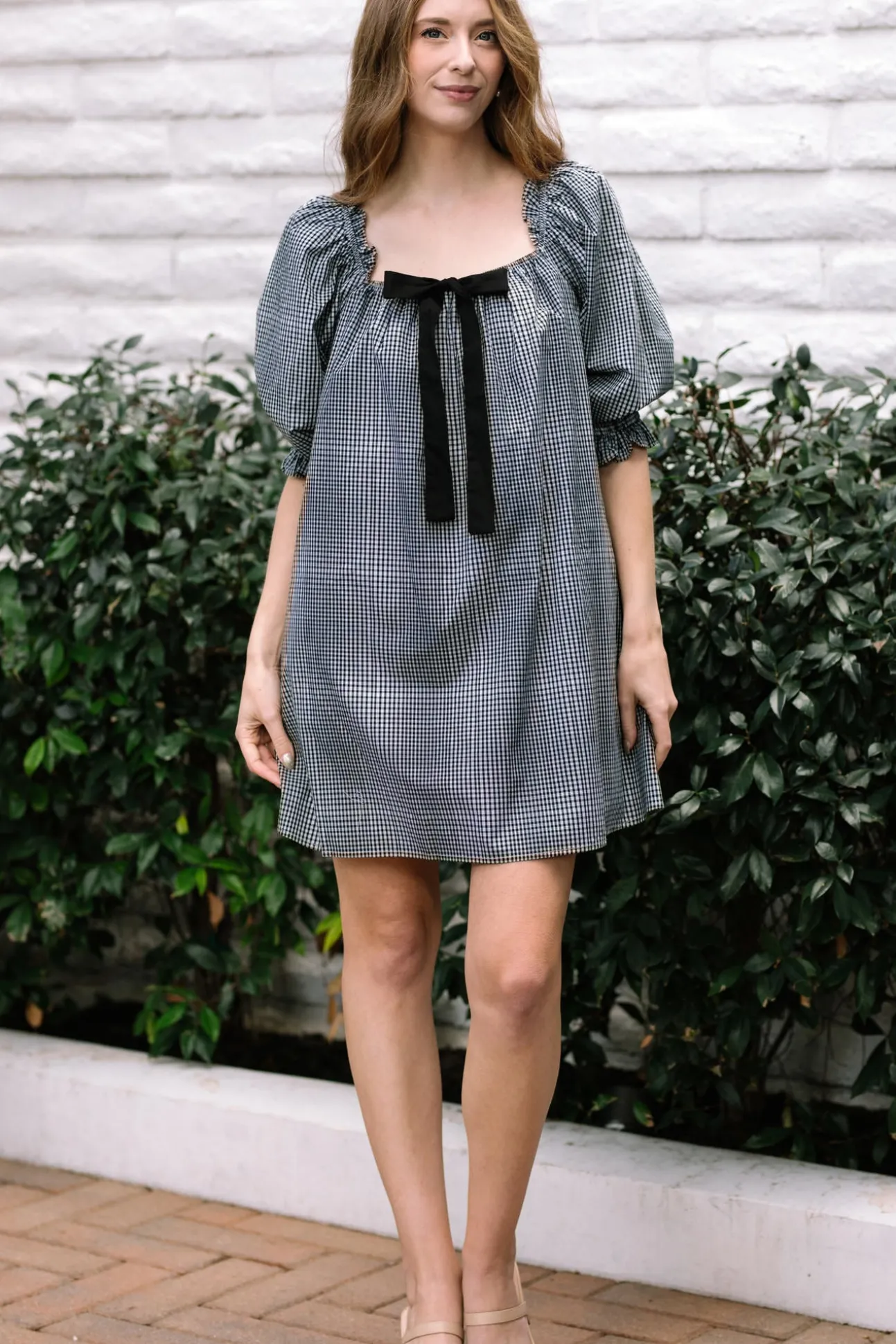 Wren Puff Sleeve Mini Dress