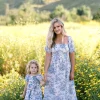 Zoey Smocked Midi Dress