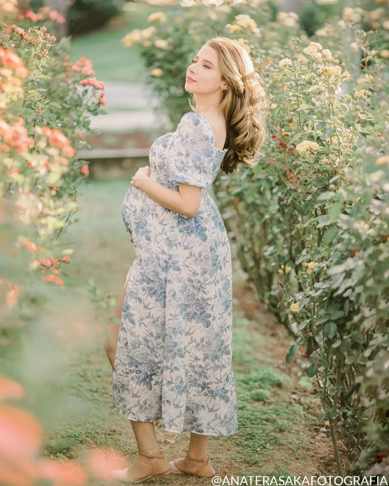 Zoey Smocked Midi Dress